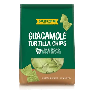 Guacamole Tortilla Chips Stone Ground 397 g