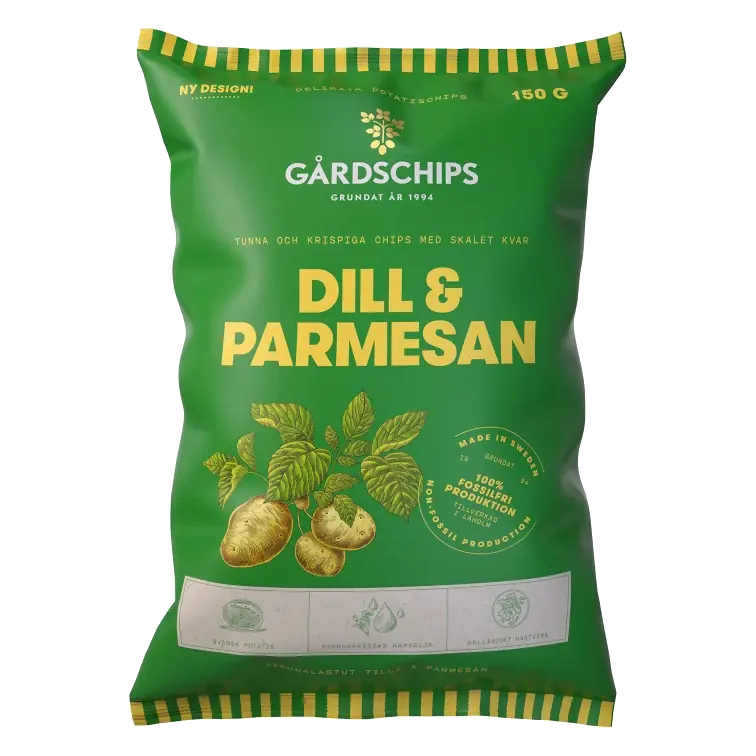 Chips Dill & parmesan 150g