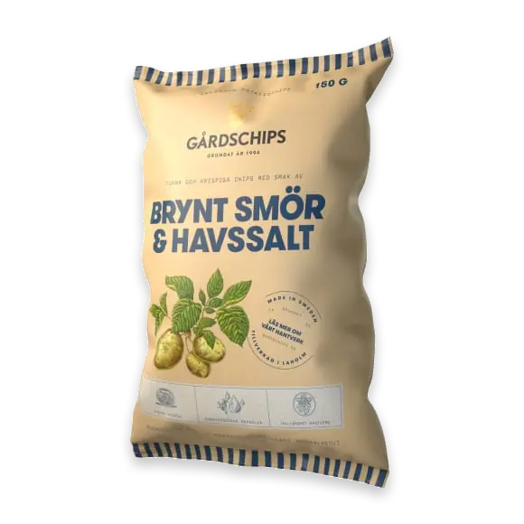 Havssalt Brynt Smör Chips