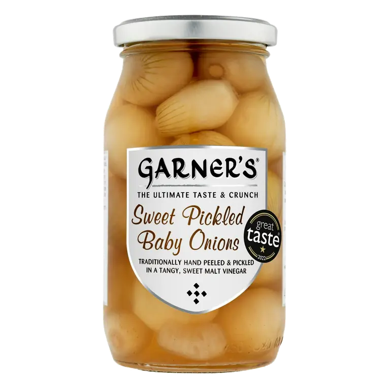 Garners 454g Sweet Pickled Baby Onions (230g*)