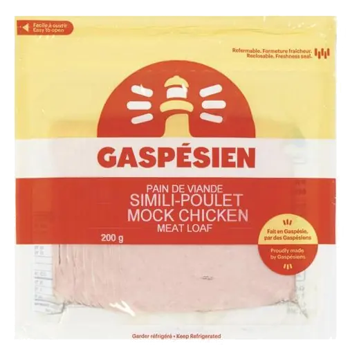 Deli Square Sliced Meat Loaf Mock Chicken 200 g
