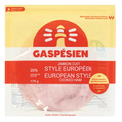 Sliced Cooked Ham European Style 175 g