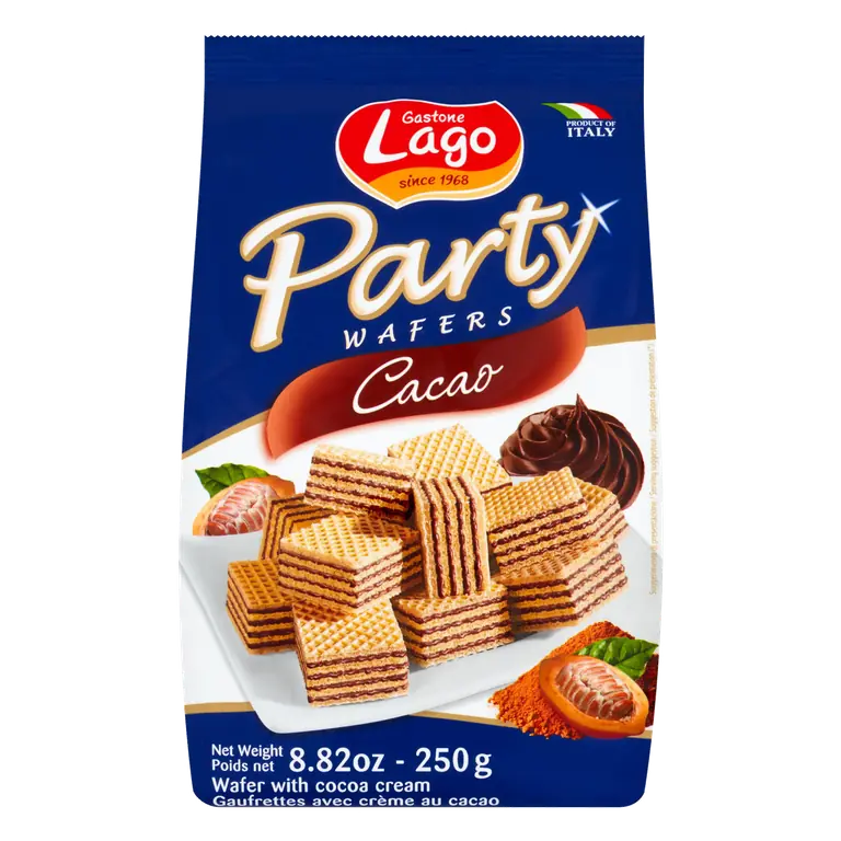Gastone Lago Party Wafers Cacao 250g
