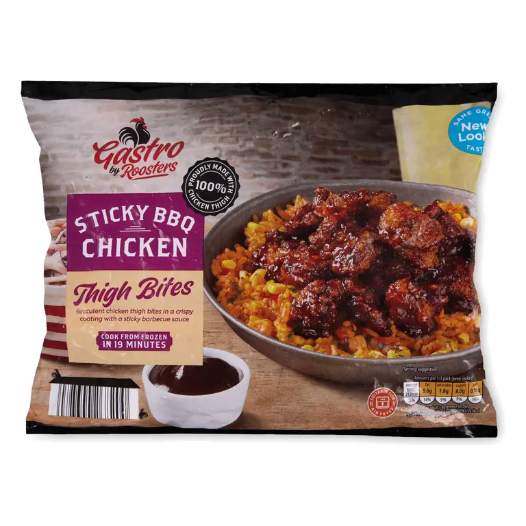 Sticky BBQ Chicken Thigh Bites