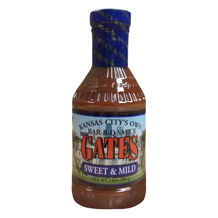 Kansas City's Own Gates Bar-B-Q Sauce Sweet & Mild, 18oz