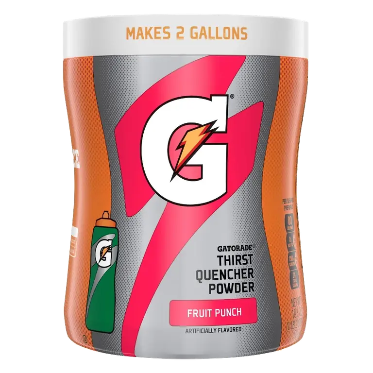 Gatorade Fruit Punch Powder Cannister Sports Drink, 18.4oz