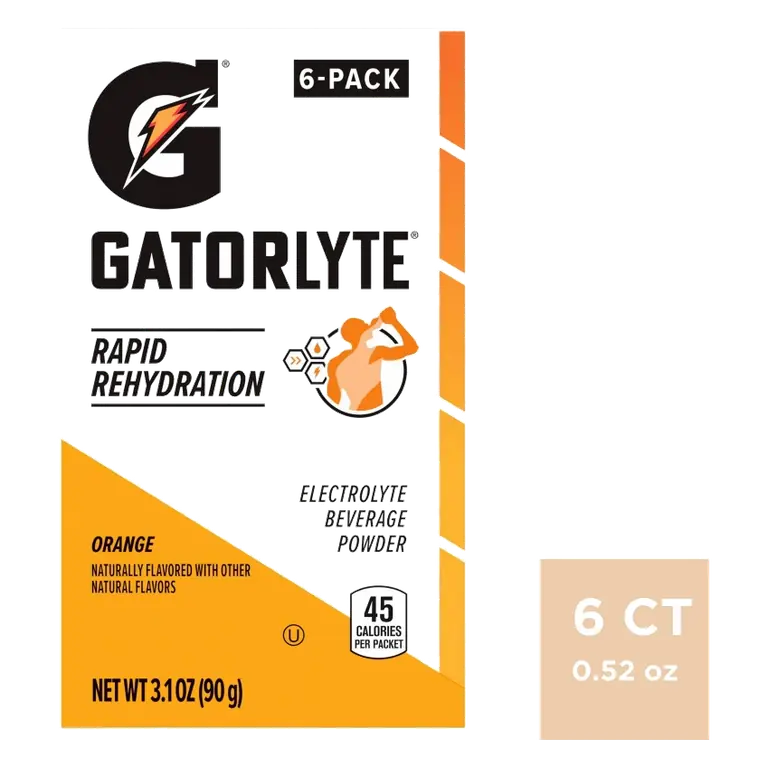 Gatorlyte Orange Powder, 6ct