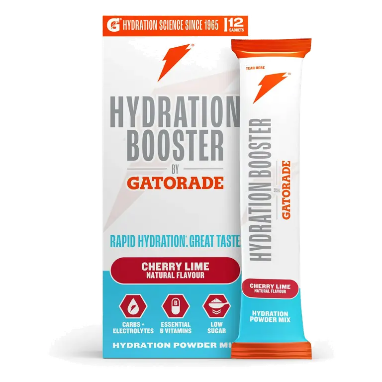 Hydration Booster 12 x 13.5g Cherry Lime Mix Powder Sachets