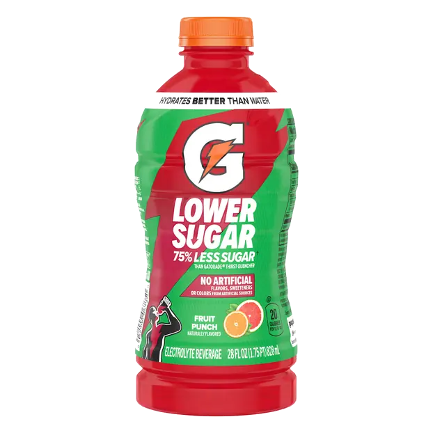 Lower Sugar Fruit Punch Electrolyte Beverage