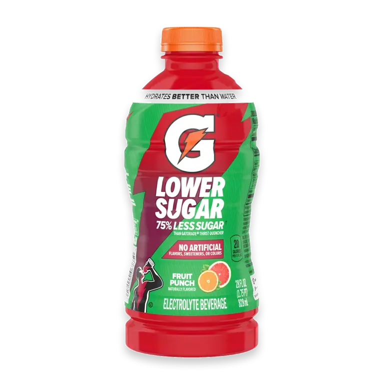 Lower Sugar Fruit Punch Sports Drink Bottle