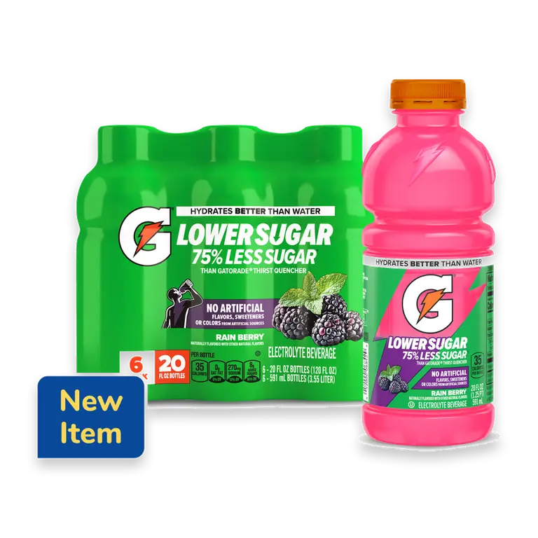 Lower Sugar Rain Berry Sports Drink Multipack Bottles