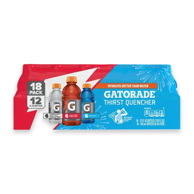 Red White Blue Sports Drink Mini Variety Pack Bottles