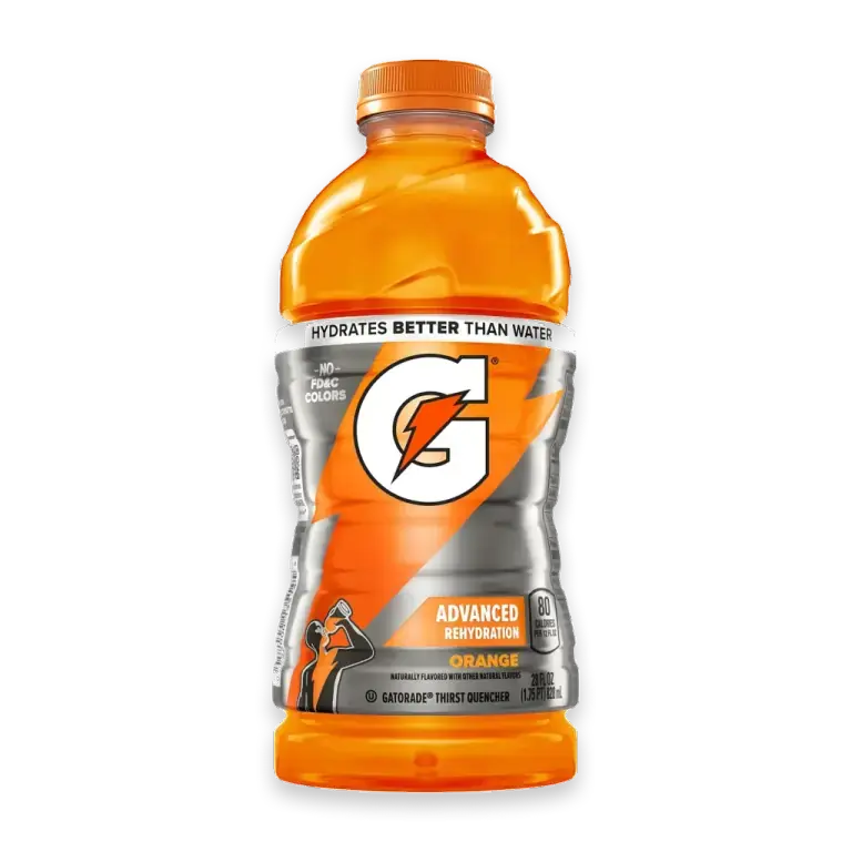 Thirst Quencher Orange Sports Drink Bottle