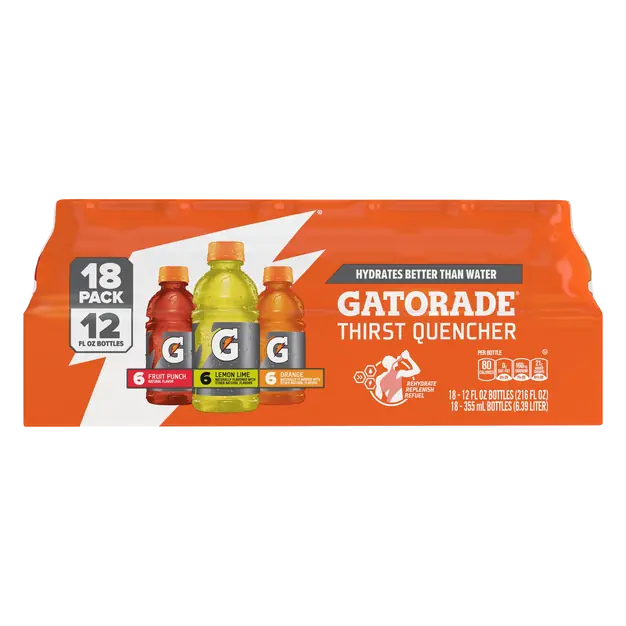 Thirst Quencher Variety Pack Sports Drink - 18 pk