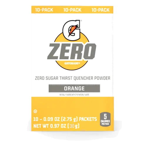 Zero Drink Mix Powder Orange 10 Pack 30 g