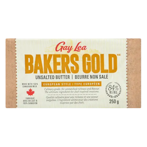 Butter Bakers 84% Gold Unsalted 250 g