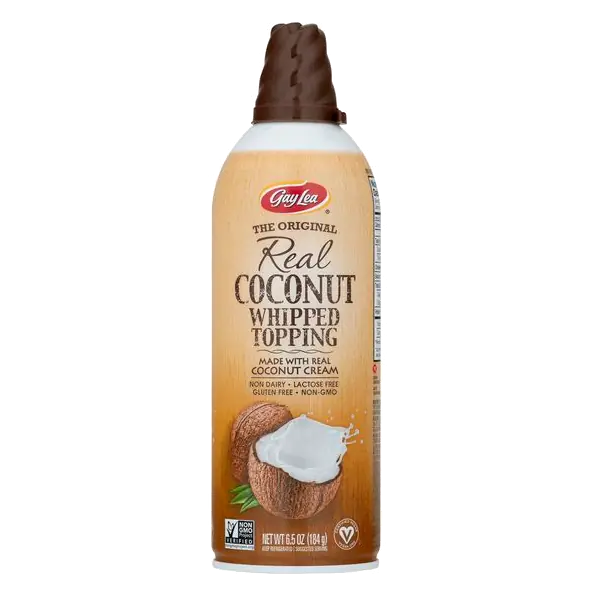 Dairy & Lactose Free Coconut Whipped Cream Topping