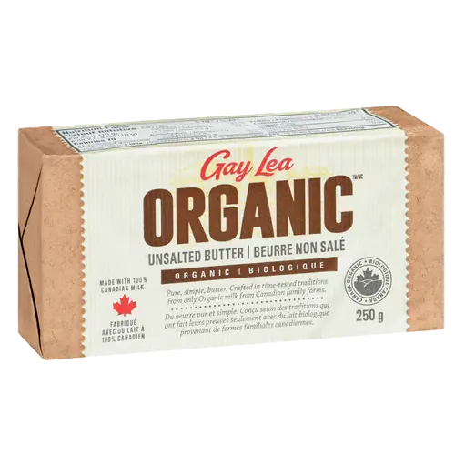 Organic Butter Unsalted 250 g