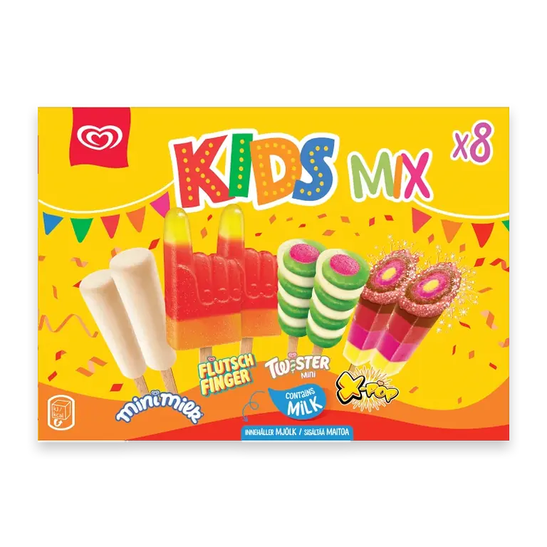 Glass Flerpack Kids mix 8-p