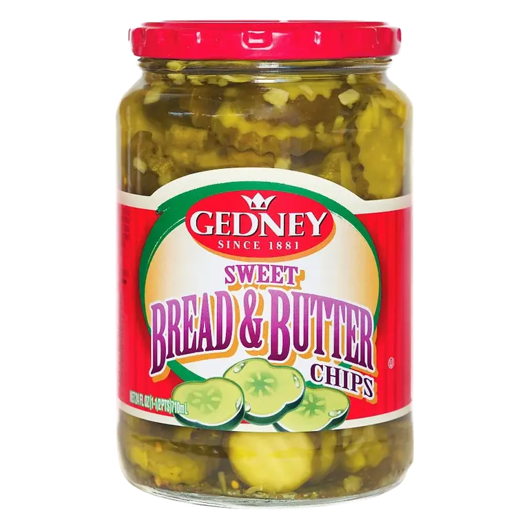 Gedney Pickles Sweet Bread & Butter Chips, 24oz