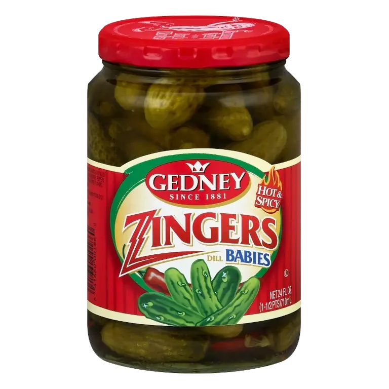 Gedney Hot & Spicy Zingers Dill Babies, 24oz