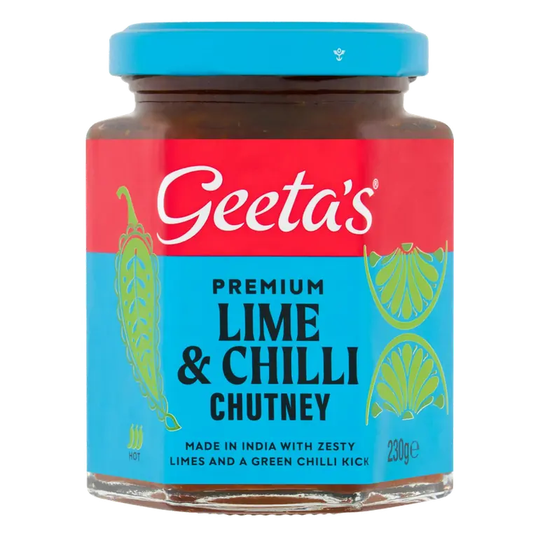 230g Premium Lime & Chilli Chutney Hot