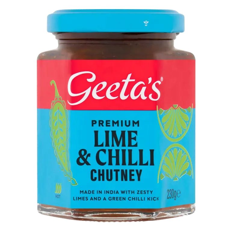 Lime & Chilli Chutney Hot 230g