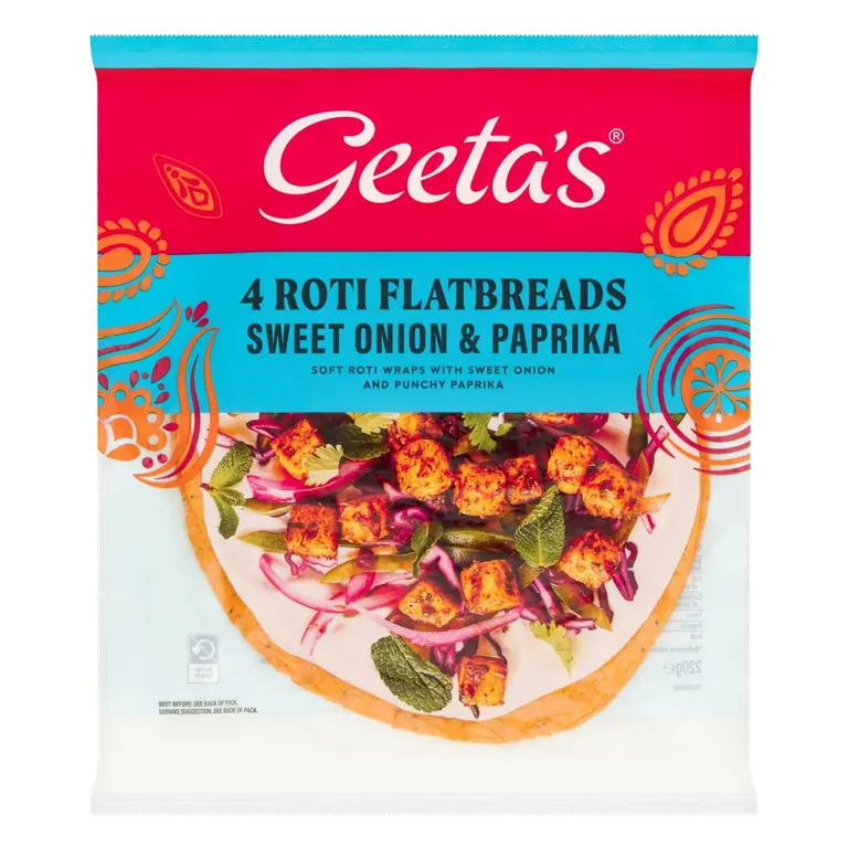 Onion & Paprika Flatbreads 220g