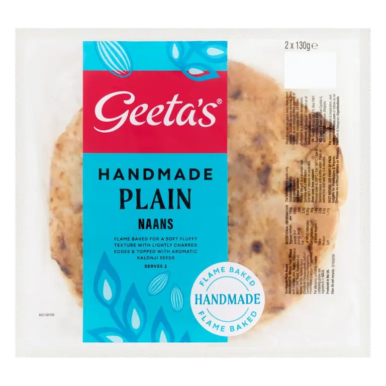Plain Naan Bread 260g