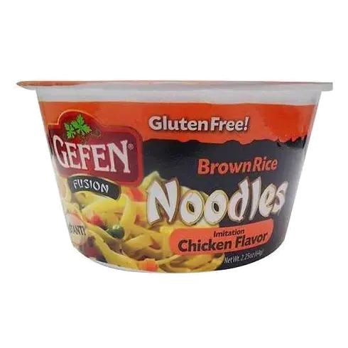 Gefen Gluten Free Brown Rice Noodle Bowl Chicken Flavor 2.25oz