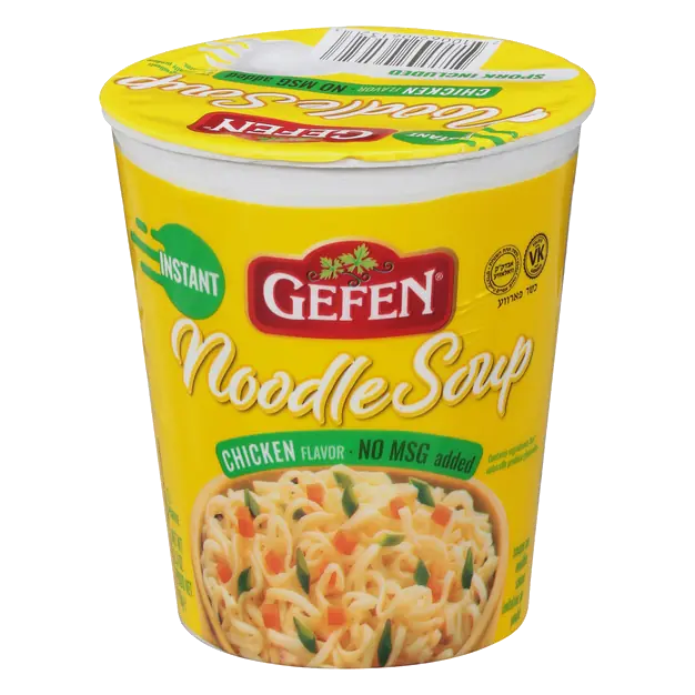Kosher Chicken Noodle Instant Soup Cup