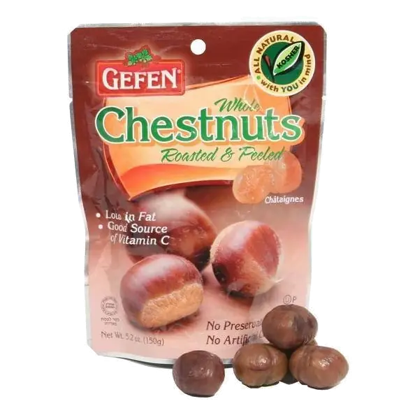 Organic Roasted Peeled Chestnuts