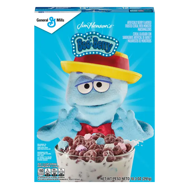 Boo Berry Frosted Cereal with Monster Marshmallows