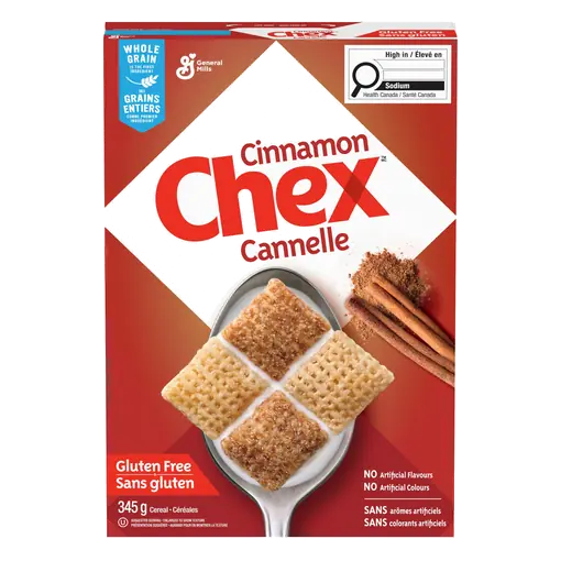 Chex Gluten-Free Breakfast Cereal Cinnamon Whole Grains 345 g