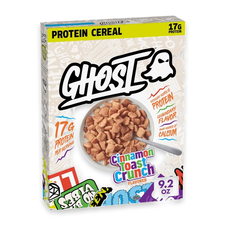 GHOST High Protein Cinnamon Breakfast Cereal
