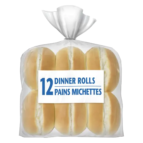 Dinner Roll White 12 Pack 456 g
