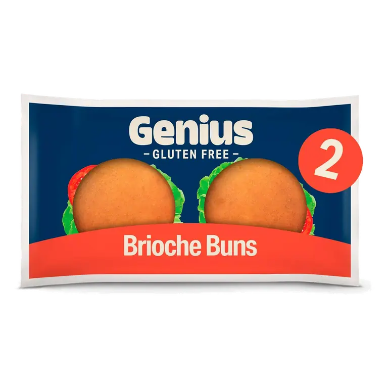 2 x Gluten Free Brioche Burger Buns