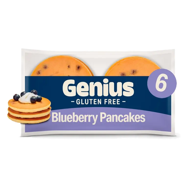 Delicously Gluten Free Blueberry Pancakes