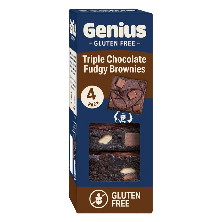 Triple Chocolate Fudgy Brownies