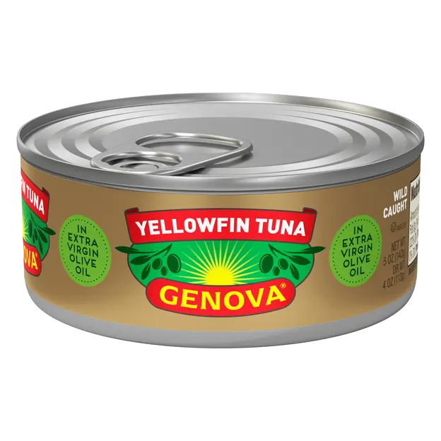 Wild Caught Yellowfin Tuna in Extra Virgin Olive Oil with Sea Salt