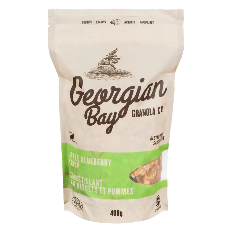 Georgian Bay Granola Co. Organic Gluten-Free Apple Blueberry Crisp Granola 400 g