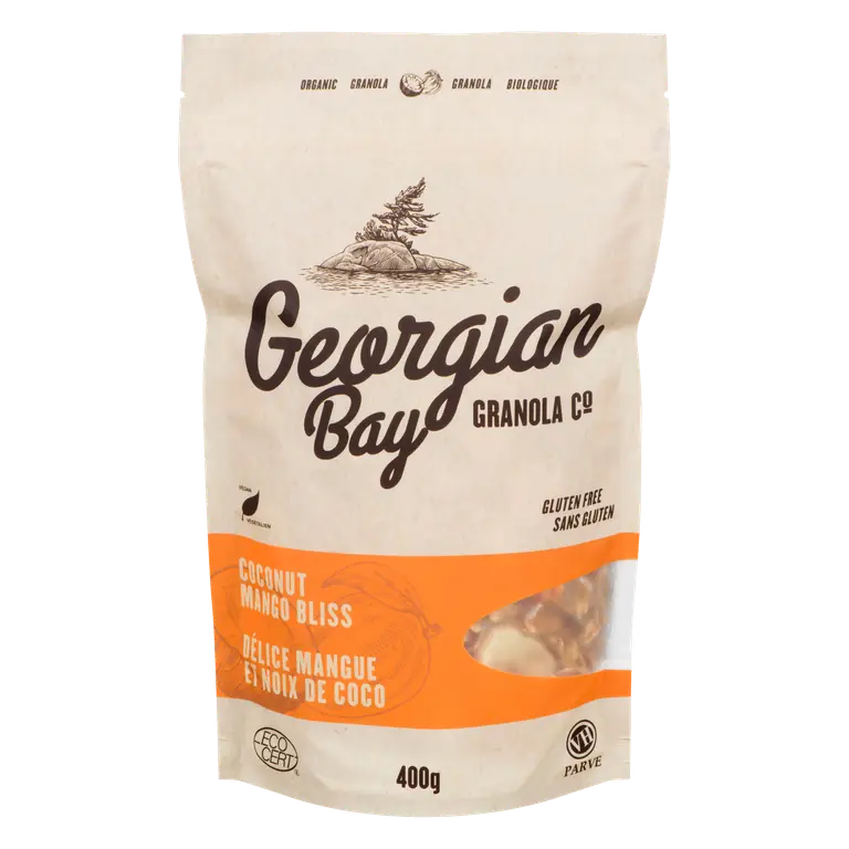 Georgian Bay Granola Co. Organic Gluten-Free Coconut Mango Bliss Granola 400 g