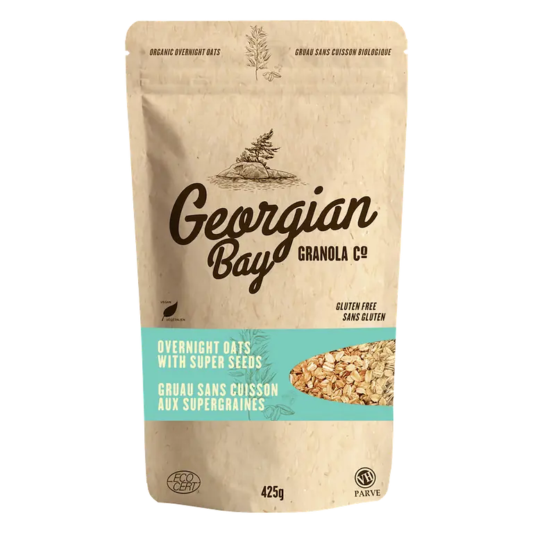 Georgian Bay Granola Organic Overnight Oats With Super Seeds 425 g