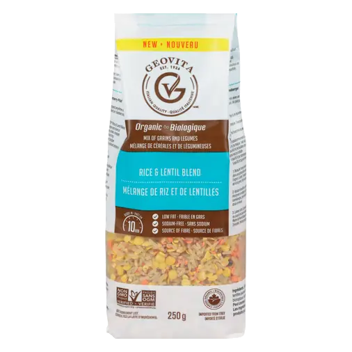 Organic Grains Rice & Lentil Blend 250 g