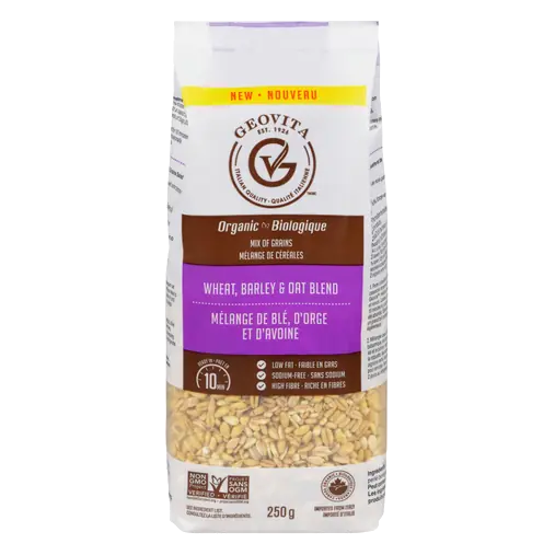 Organic Grains Wheat Barley Oat Blend 250 g