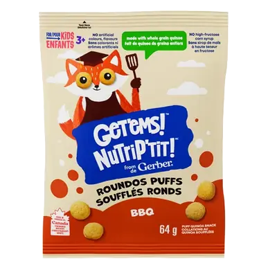 Getems Baby Roundos Puffs BBQ 64 g