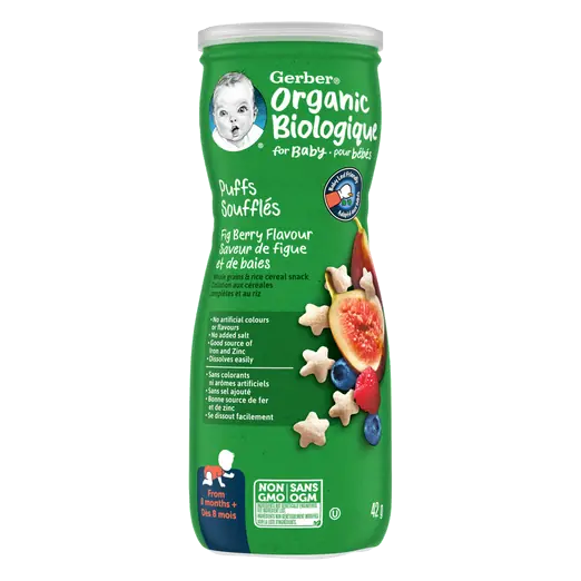 Organic Puffs Fig Berry Baby Snacks 42 g