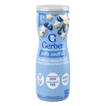 Puffs Snacks Blueberry Vanilla Baby 42 g