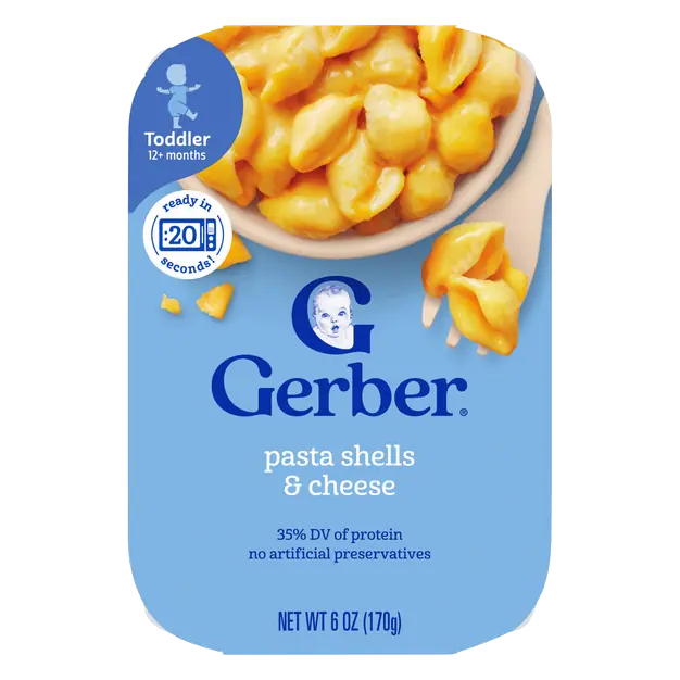 Mealtime Toddler Pasta Shells & Cheese