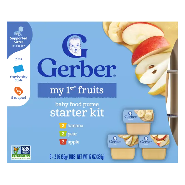 My 1st Fruits Baby Food Starter Kit - 6 ct